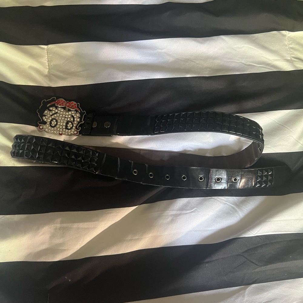 BETTY BOOP rhinestone belt